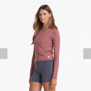 Vuori Womens Shirt Long-Sleeve Mudra Fitted Tee